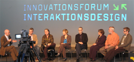 Schlusspanel Innovationsforum interaktionsdesign 2007