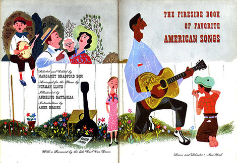 The Fireside Book of Favorite American Songs, Umschlag